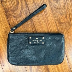 Kate Spade Black Wristlet